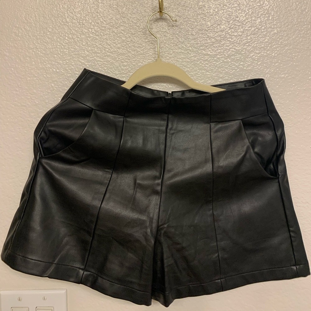Faux Leather Shorts!